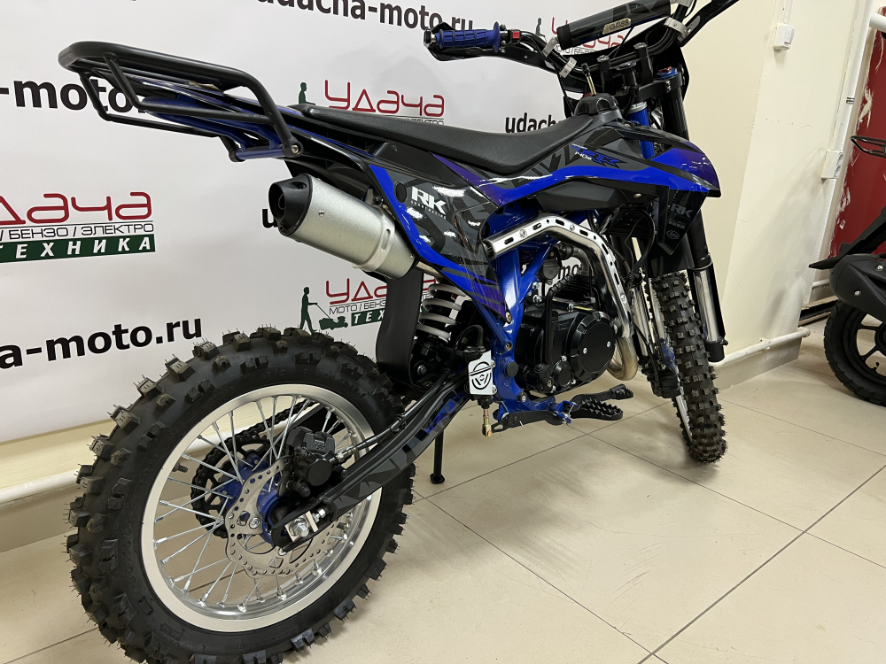 Мотоцикл Racer TRX125E Pitbike (синий) МОТОУДАЧА. Магазин мототехники и садового инвентаря с доставкой по всей России