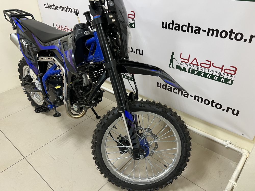 Мотоцикл Racer TRX125E Pitbike (синий) МОТОУДАЧА. Магазин мототехники и садового инвентаря с доставкой по всей России