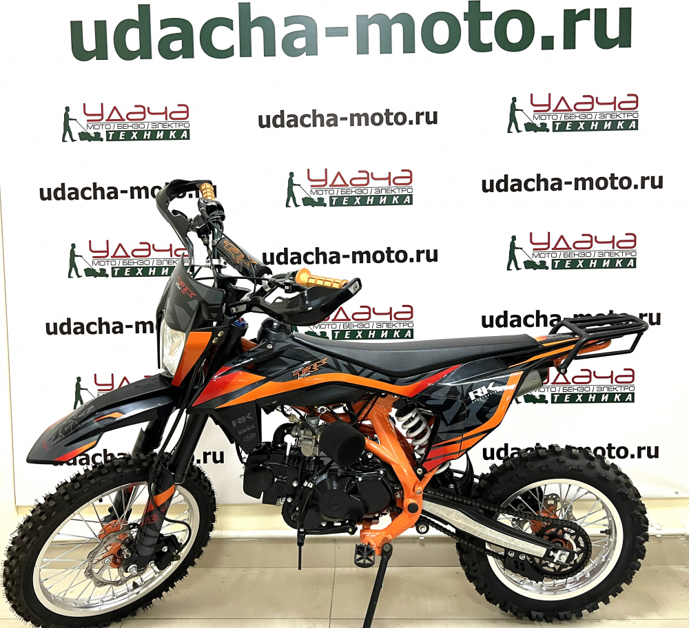 Мотоцикл Racer TRX125E Pitbike (оранжевый) МОТОУДАЧА. Магазин мототехники и садового инвентаря с доставкой по всей России
