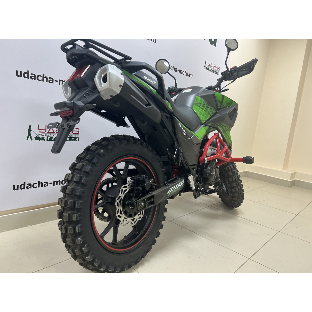 Мотоцикл турэндуро ROCKOT HOUND 250 LUX (зеленый, ЭПТС) МОТОУДАЧА. Магазин мототехники и садового инвентаря с доставкой по всей России