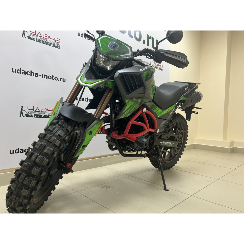 Мотоцикл турэндуро ROCKOT HOUND 250 LUX (зеленый, ЭПТС) МОТОУДАЧА. Магазин мототехники и садового инвентаря с доставкой по всей России