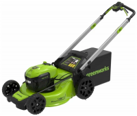 Газонокосилка аккумуляторная Greenworks GD40LM48SPK4, 40V, 48 см, самоходная, бесщеточная, c 1хАКБ 4 МОТОУДАЧА. Магазин мототехники и садового инвентаря с доставкой по всей России