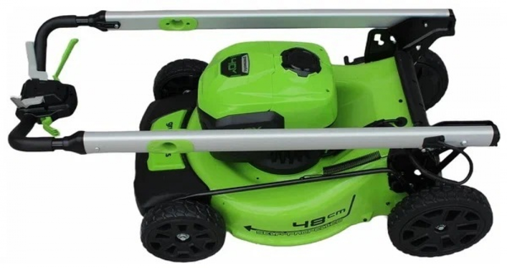 Газонокосилка аккумуляторная Greenworks GD40LM48SPK4, 40V, 48 см, самоходная, бесщеточная, c 1хАКБ 4 МОТОУДАЧА. Магазин мототехники и садового инвентаря с доставкой по всей России