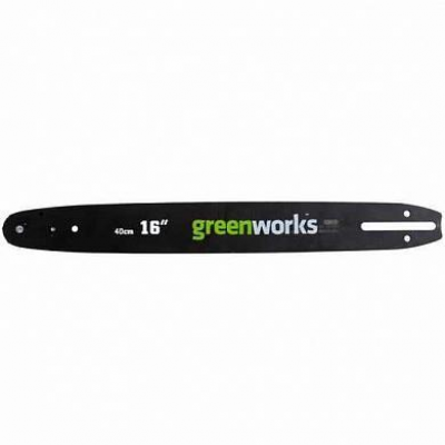 Шина для аккумуляторной цепной пилы Greenworks  40V 40 см МОТОУДАЧА. Магазин мототехники и садового инвентаря с доставкой по всей России