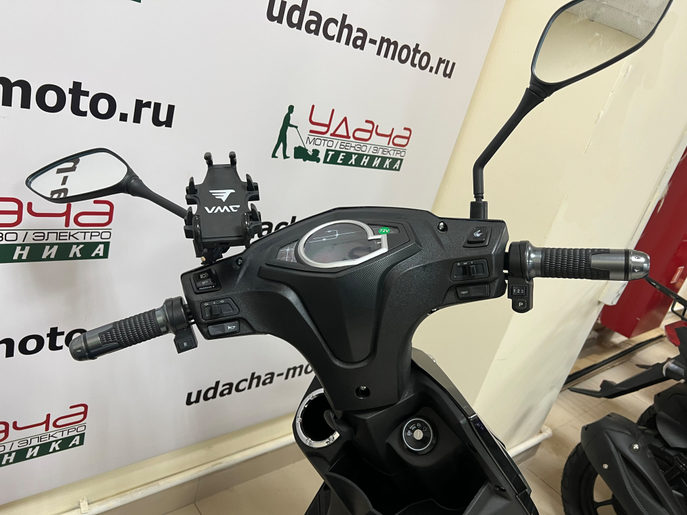 Электроскутер VMC ICORSA (2000W, 20V/72Ah) Чёрный МОТОУДАЧА. Магазин мототехники и садового инвентаря с доставкой по всей России