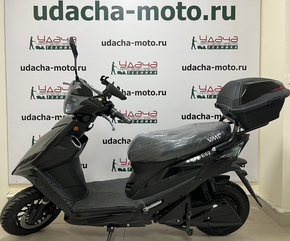 Электроскутер VMC ICORSA (2000W, 20V/72Ah) Чёрный МОТОУДАЧА. Магазин мототехники и садового инвентаря с доставкой по всей России
