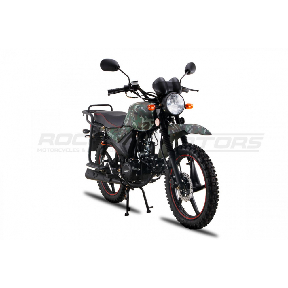 Мопед ROCKOT ALPHA OFFROAD M-12 (камуфляж матовый) МОТОУДАЧА. Магазин мототехники и садового инвентаря с доставкой по всей России