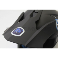 Шлем кроссовый ROCKOT RM-216 Tron (S) (черный/белый/синий матовый) МОТОУДАЧА. Магазин мототехники и садового инвентаря с доставкой по всей России