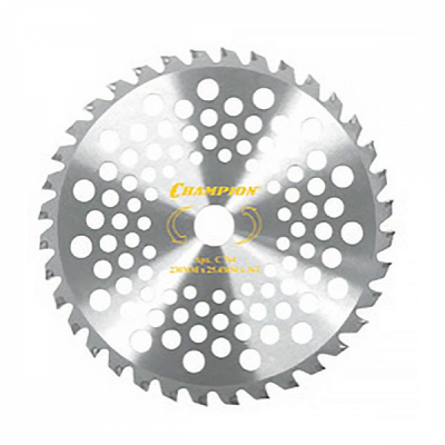 Нож с зубцами из твердого сплава 40/255/25,4 (SRM-330ES/SRM-350ES,4605), CHAMPION МОТОУДАЧА. Магазин мототехники и садового инвентаря с доставкой по всей России