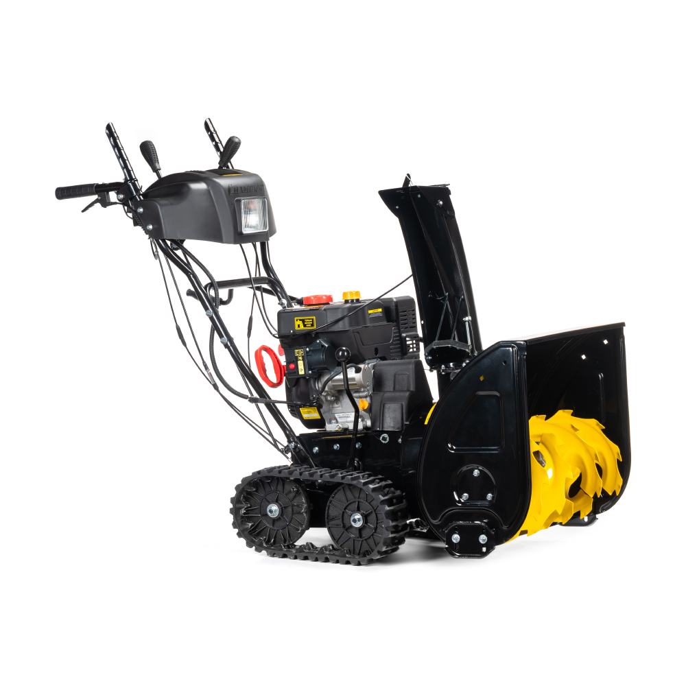 Снегоотбрасыватель  CHAMPION STT761E (7,0лс61см6F/2Rгусеницы 3л 90кг эл.стартер, фара, обогрев рук) МОТОУДАЧА. Магазин мототехники и садового инвентаря с доставкой по всей России