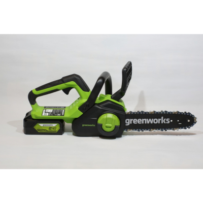 Цепная пила аккумуляторная GreenWorks G24CS25K2, 24V, 25см, c АКБ 2Ач и ЗУ МОТОУДАЧА. Магазин мототехники и садового инвентаря с доставкой по всей России