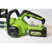 Цепная пила аккумуляторная GreenWorks G24CS25K2, 24V, 25см, c АКБ 2Ач и ЗУ МОТОУДАЧА. Магазин мототехники и садового инвентаря с доставкой по всей России
