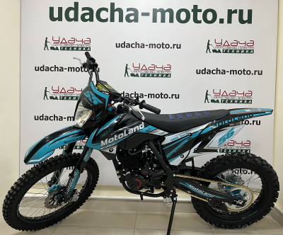 Мотоцикл Кросс Motoland CRF 250 (172FMM) синий МОТОУДАЧА. Магазин мототехники и садового инвентаря с доставкой по всей России