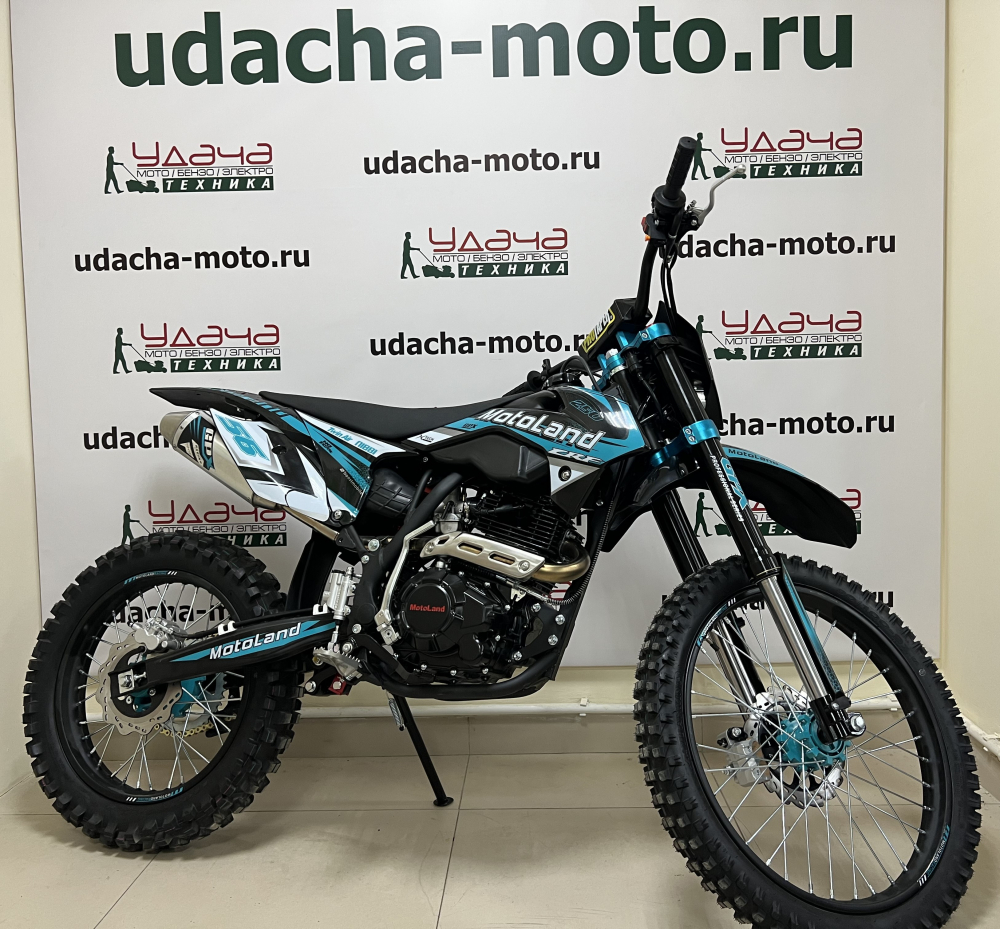 Мотоцикл Кросс Motoland CRF 250 (172FMM) синий МОТОУДАЧА. Магазин мототехники и садового инвентаря с доставкой по всей России