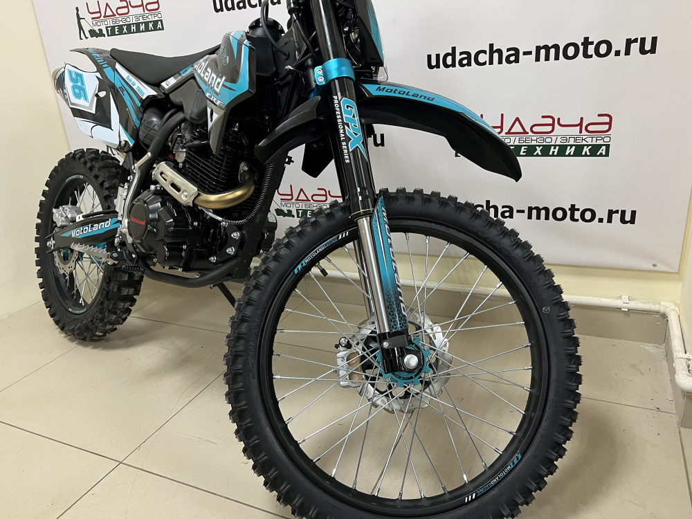 Мотоцикл Кросс Motoland CRF 250 (172FMM) синий МОТОУДАЧА. Магазин мототехники и садового инвентаря с доставкой по всей России