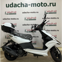 Скутер CORSA BY49QT-2A 49см3 (150) сигнализация (С КОФРОМ) Белый МОТОУДАЧА. Магазин мототехники и садового инвентаря с доставкой по всей России