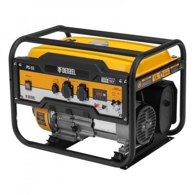 Генератор бензиновый PS-33, 3.3 кВт 230В 15л ручной стартер МОТОУДАЧА. Магазин мототехники и садового инвентаря с доставкой по всей России