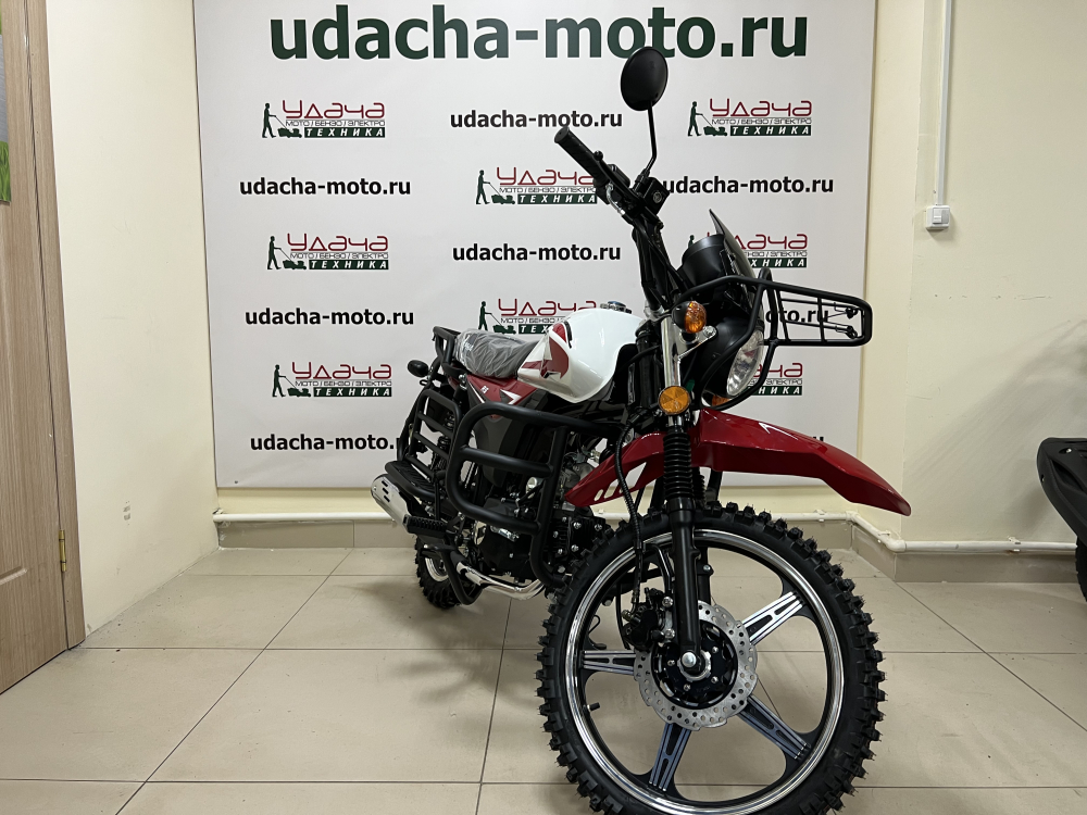Мопед Альфа Forester RS 11 (LM48-B) красный (A) МОТОУДАЧА. Магазин мототехники и садового инвентаря с доставкой по всей России