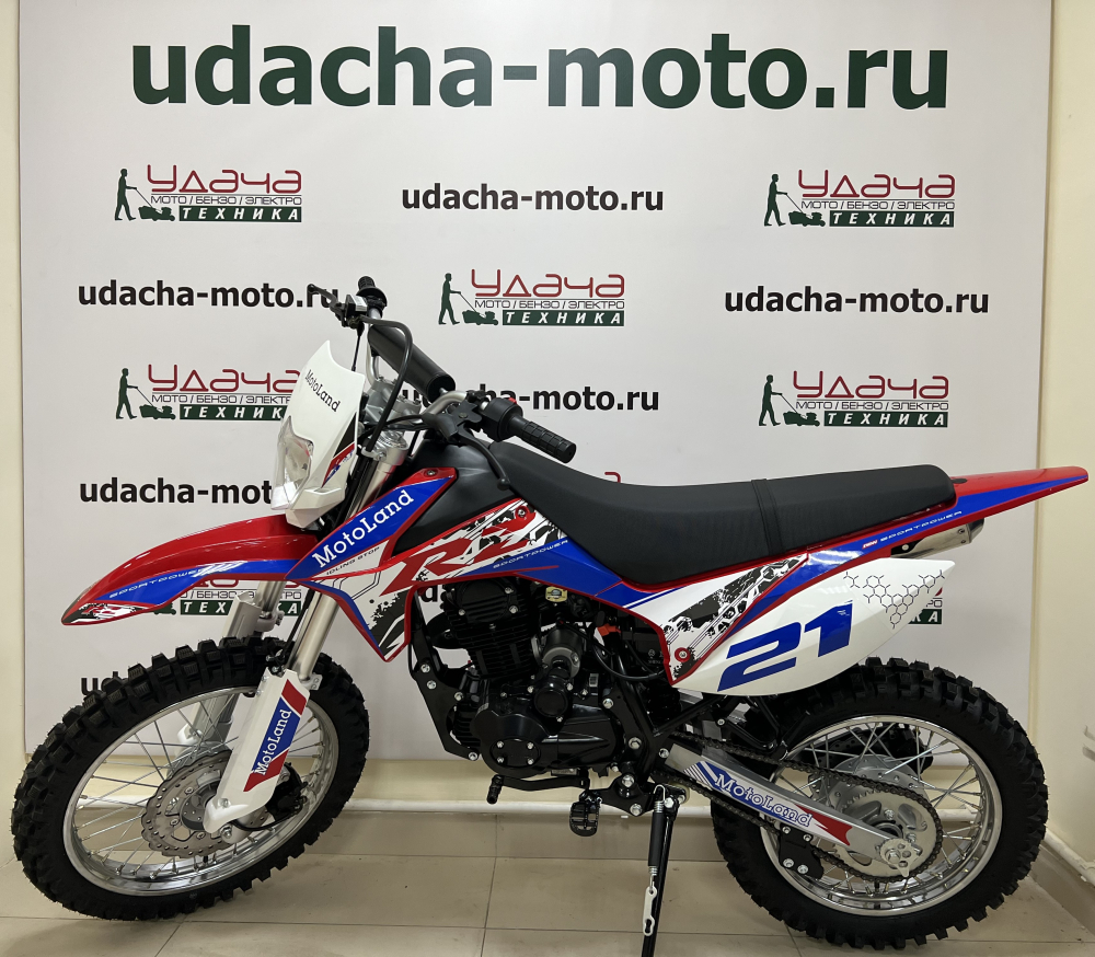 Мотоцикл Кросс Motoland RZ 200 (164FML) МОТОУДАЧА. Магазин мототехники и садового инвентаря с доставкой по всей России