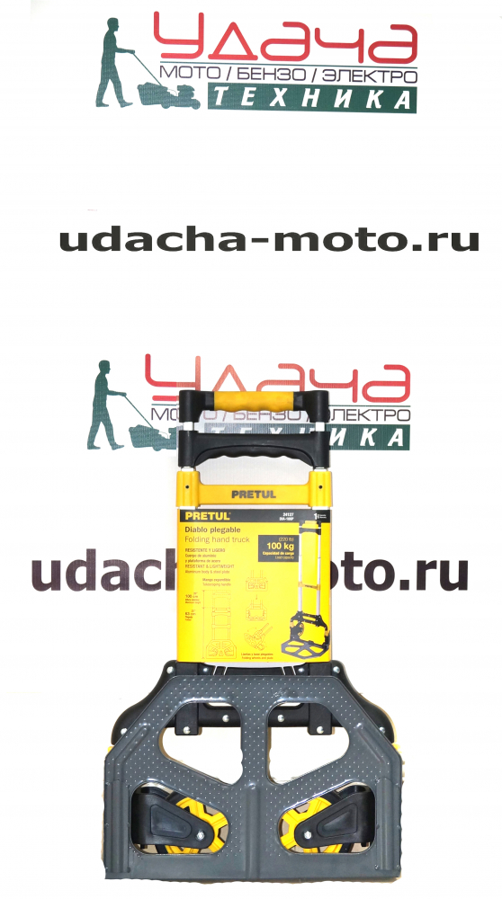 Тележка складная, грузоподъемность 100 кг. DIA-100P 24127 МОТОУДАЧА. Магазин мототехники и садового инвентаря с доставкой по всей России