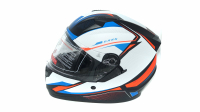 Мотошлем RACER BLD-M67E (XL) черный/синий (9) интеграл МОТОУДАЧА. Магазин мототехники и садового инвентаря с доставкой по всей России