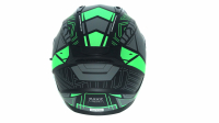 Мотошлем RACER BLD-M67E (XXL) черный/зеленый (9) интеграл МОТОУДАЧА. Магазин мототехники и садового инвентаря с доставкой по всей России