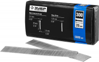 ЗУБР тип 18GA (47/300/F) 20 мм, 5000 шт, гвозди для нейлера, Профессионал (31830-20) МОТОУДАЧА. Магазин мототехники и садового инвентаря с доставкой по всей России