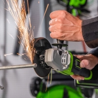 24В Угловая шлифовальная машина, аккумуляторная Greenworks 24V,  бесщеточная, c 1хАКБ 4 МОТОУДАЧА. Магазин мототехники и садового инвентаря с доставкой по всей России