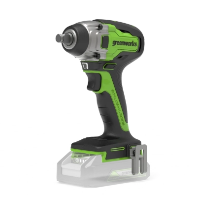 24В Гайковерт ударный аккумуляторный Greenworks GD24IW, 24V, бесщеточный, без АКБ и ЗУ МОТОУДАЧА. Магазин мототехники и садового инвентаря с доставкой по всей России