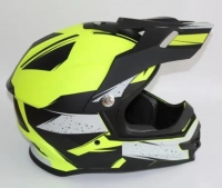 Мотошлем RACER JK802 (XXL) желтый/черный (9) кросс, (no visor) МОТОУДАЧА. Магазин мототехники и садового инвентаря с доставкой по всей России