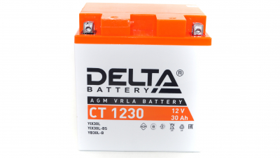CT 1230 Delta Аккумуляторная батарея МОТОУДАЧА. Магазин мототехники и садового инвентаря с доставкой по всей России