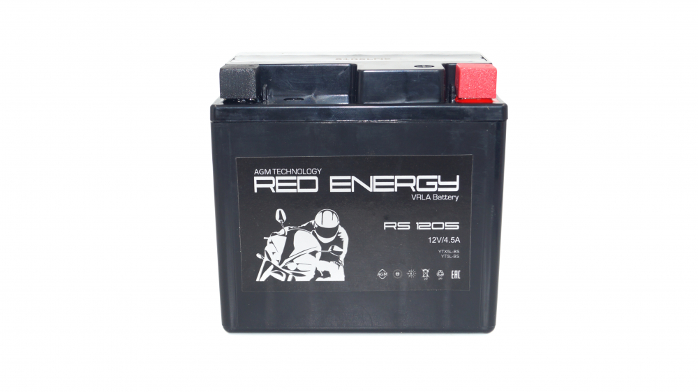 RS 1205 Red Energy Аккумуляторная батарея МОТОУДАЧА. Магазин мототехники и садового инвентаря с доставкой по всей России