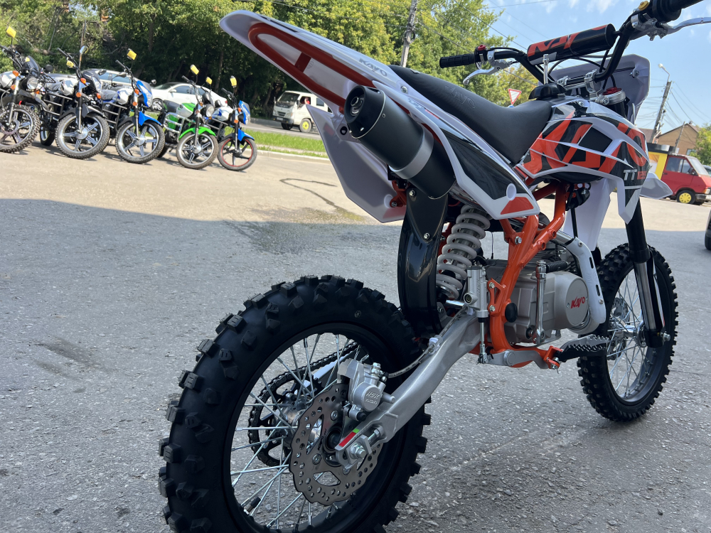 Питбайк KAYO BASIC K125EM 17/14 KRZ (механ. сцепл., эл. стартер ) МОТОУДАЧА. Магазин мототехники и садового инвентаря с доставкой по всей России