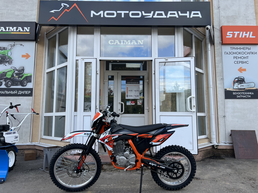 Мотоцикл кроссовый KAYO K2 300 PRO 21/18 МОТОУДАЧА. Магазин мототехники и садового инвентаря с доставкой по всей России