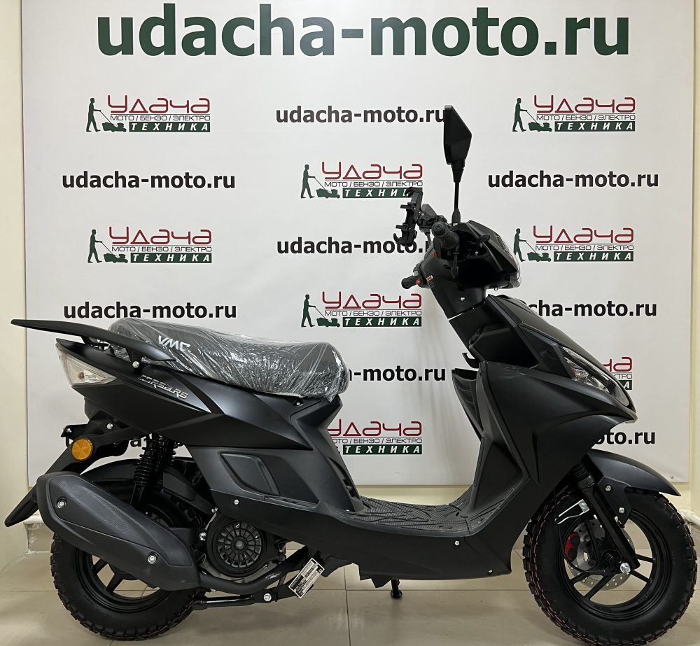 Скутер CORSA RS 49см3 (150) (BLAC/MATT BLACK) МОТОУДАЧА. Магазин мототехники и садового инвентаря с доставкой по всей России