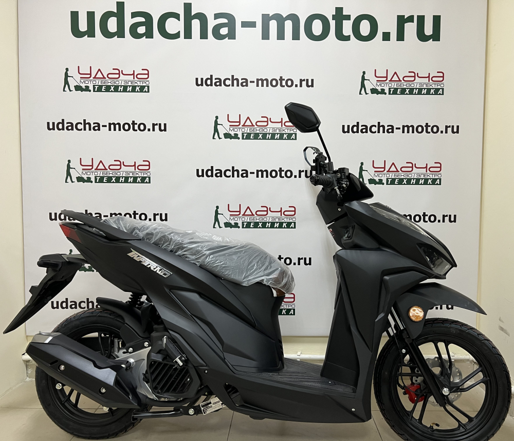 Скутер VMC (VENTO) INFERNO (170cc) БЕЗ ЭПТС (MATT BLACK) Матовый чёрный МОТОУДАЧА. Магазин мототехники и садового инвентаря с доставкой по всей России