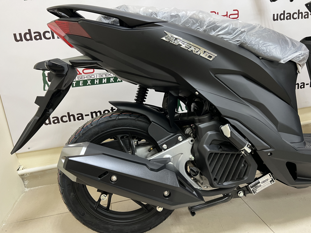 Скутер VMC (VENTO) INFERNO (170cc) БЕЗ ЭПТС (MATT BLACK) Матовый чёрный МОТОУДАЧА. Магазин мототехники и садового инвентаря с доставкой по всей России