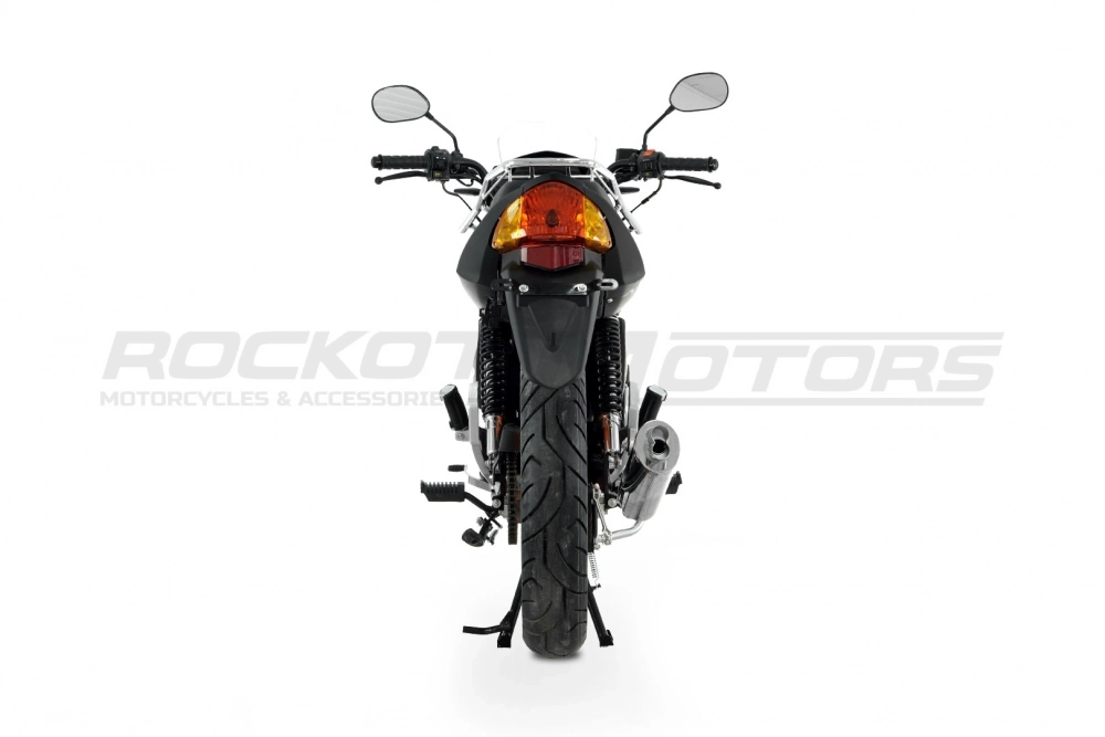 Мотоцикл дорожный ROCKOT SPECTRUM 150 (черный матовый, ЭПТС) МОТОУДАЧА. Магазин мототехники и садового инвентаря с доставкой по всей России