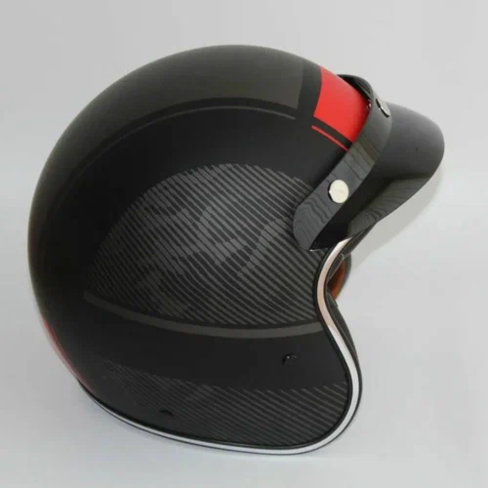 Мотошлем RACER BLD-181 (S) черный/красный (9) открытый МОТОУДАЧА. Магазин мототехники и садового инвентаря с доставкой по всей России