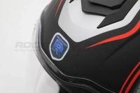 Шлем открытый с двойным стеклом ROCKOT PD-625 KL (M) (черный/красный матовый) МОТОУДАЧА. Магазин мототехники и садового инвентаря с доставкой по всей России