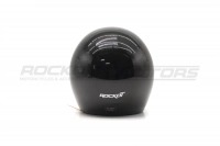 Шлем открытый с козырьком ROCKOT RM-391 Classic Black (S) (черный глянцевый однотонный) МОТОУДАЧА. Магазин мототехники и садового инвентаря с доставкой по всей России