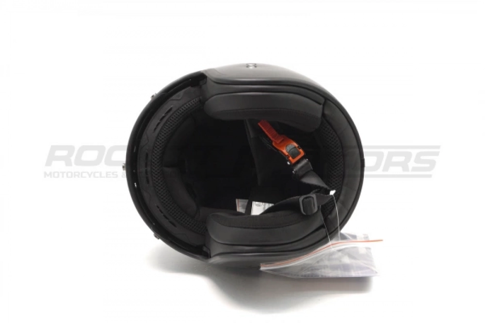 Шлем открытый с козырьком ROCKOT RM-391 Classic Black (XL) (черный глянцевый однотонный) МОТОУДАЧА. Магазин мототехники и садового инвентаря с доставкой по всей России