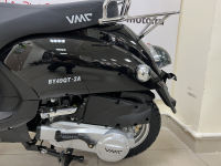Скутер VENTO RETRO 49cc (150) сигнализация (99кг/100кг) (BLACK) Чёрный глянцевый МОТОУДАЧА. Магазин мототехники и садового инвентаря с доставкой по всей России