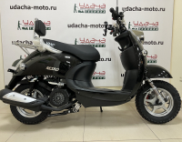 Скутер VENTO RETRO 49cc (150) сигнализация (99кг/100кг) (BLACK) Чёрный глянцевый МОТОУДАЧА. Магазин мототехники и садового инвентаря с доставкой по всей России