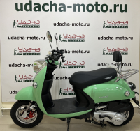 Скутер VENTO RETRO 49cc (150) сигнализация (99кг/100кг) GREEN (Мятный) МОТОУДАЧА. Магазин мототехники и садового инвентаря с доставкой по всей России