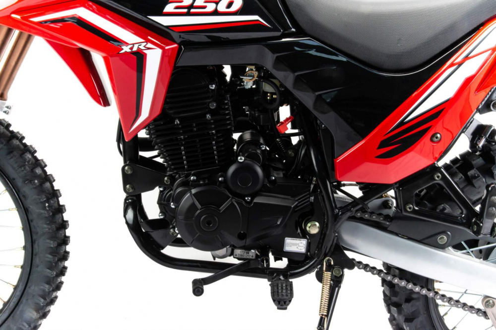Мотоцикл Motoland GL250 ENDURO (172FMM-5/PR250) красный МОТОУДАЧА. Магазин мототехники и садового инвентаря с доставкой по всей России