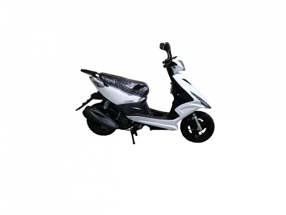 Скутер CORSA BY49QT-2A 49см3 (150) Белый МОТОУДАЧА. Магазин мототехники и садового инвентаря с доставкой по всей России