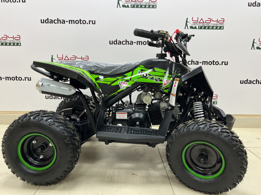 Комплект квадроцикла GEKKON 90 черный-черный-зеленый МОТОУДАЧА. Магазин мототехники и садового инвентаря с доставкой по всей России