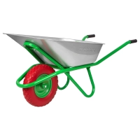 Тачка садово-строительная с PU колесом, грузоподъемность 180 кг, объем 90 л МОТОУДАЧА. Магазин мототехники и садового инвентаря с доставкой по всей России