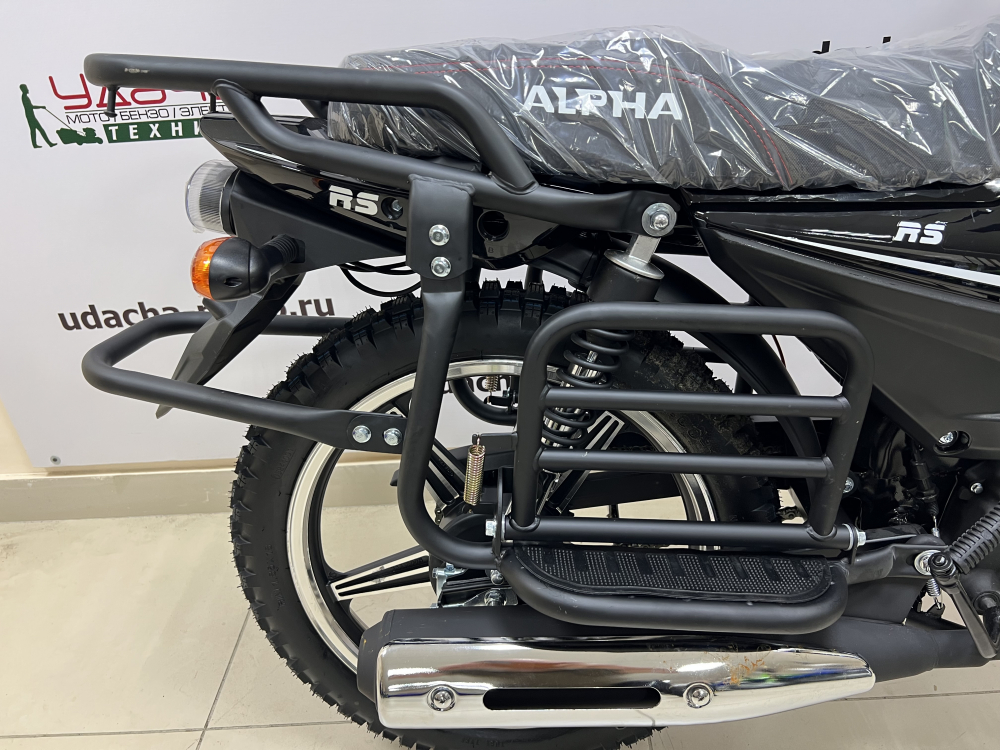 Мопед Motoland Альфа Forester RS 11 (LM48-B) черный 18/18 (A) МОТОУДАЧА. Магазин мототехники и садового инвентаря с доставкой по всей России